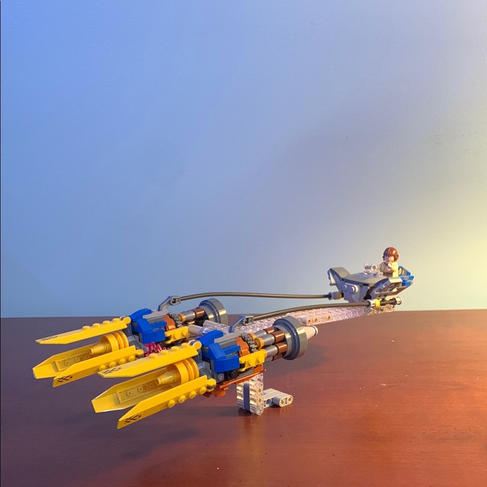 Star Wars Podracer Building Set - Yellow and Blue
